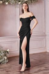 The Analice Corset Satin Gown