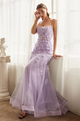 The Madelyn 3D Floral Appliqué Mermaid Gown
